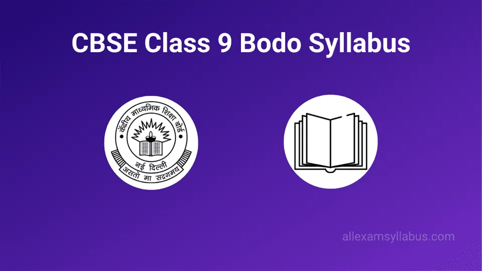 CBSE Class 9 Bodo Syllabus